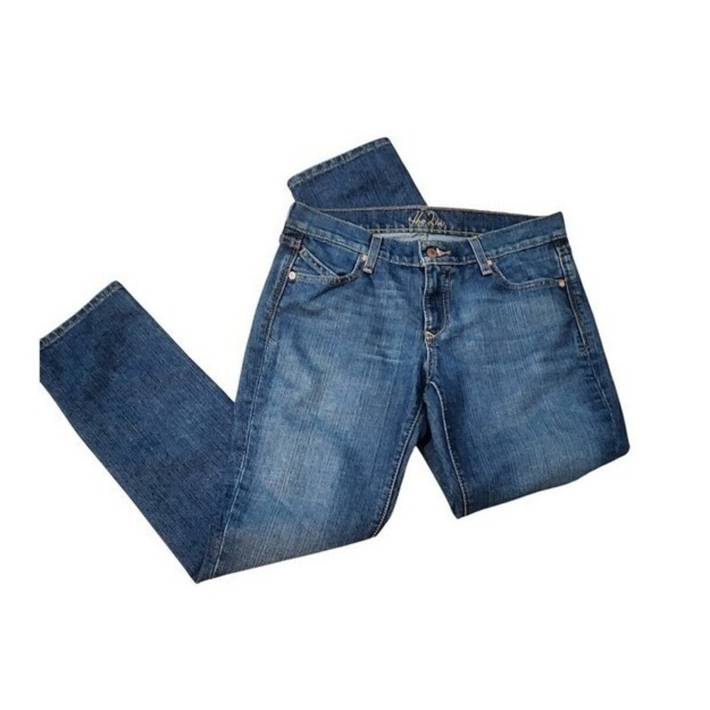 Old Navy The‎ Diva Jeans Low Rise Boot Cut Stretch Medium Wash Mid 6S
